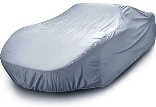 iCarCover 18-Layers All Weather Waterproof for Automobiles Snow Rain Dust Hail Protection Full Exterior Indoor Outdoor Coupe Sedan Hatchback Auto Vehicle Durable Custom Car Cover – Cars Up to 195″