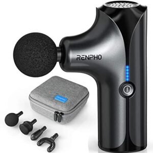 Mini Massage Gun, RENPHO Massage Gun Deep Tissue Massager Percussion Massager Handheld Electric Massager for Muscles，Portable Small Massage Gun, Type C Charge