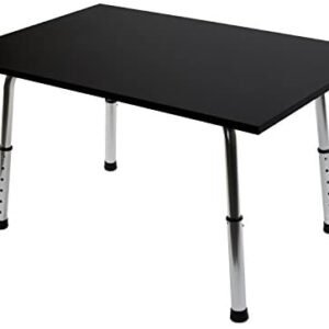 Mount-It! Standing Desk Height Adjustable Tabletop Standing Desk Converter, 32×22 Large Desktop Workstation, Black (MI-7933)