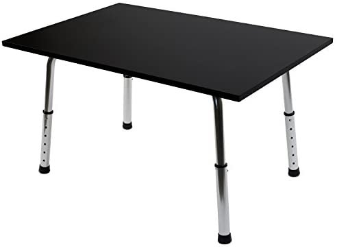 Mount-It! Standing Desk Height Adjustable Tabletop Standing Desk Converter, 32×22 Large Desktop Workstation, Black (MI-7933)