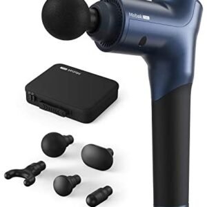 Percussion Massage Gun with Slender Handle for Back 8 Speeds Modes Deep Tissue Body Relaxation Massagers for Workout Relaxation Sore Stiffness Muscle Pain Relief Quiet for Gym Office Home Mebak Chic