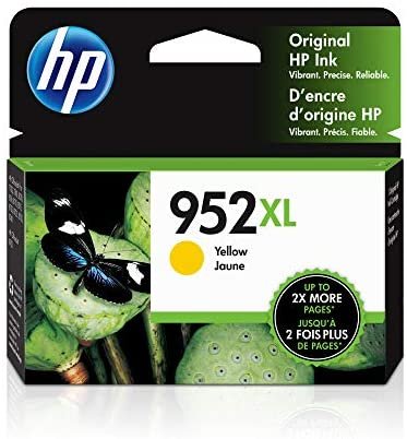 HP 952XL | Ink Cartridge | Yellow | Works with HP OfficeJet Pro 7700 Series, 8200 Series, 8700 Series | L0S67AN