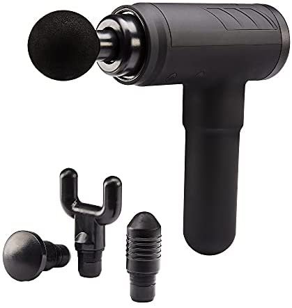 HoMedics Therapist Select Percussion Massager, Professional Deep Tissue Massage Gun, Handheld Personal and Rechargeable for Sports and Athletes, Cordless and Quiet for Back, Shoulder and Full Body