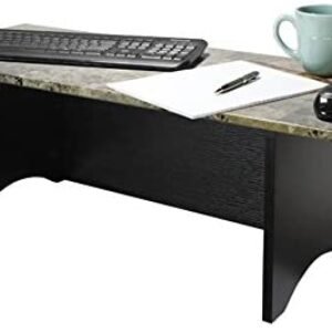 Miracle Desk Stand Up Desk – Convert a Regular Desk to Standing (Faux Marble.