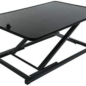 29 Inch Standing Desk Computer Workstation Stand Up Desks Height Adjustable Sit Stand Converter Laptop Stands Dual Monitor PC Desktop Riser Table