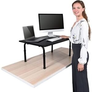 Desktop Standing Desk Converter – Ergonomic Desk Converter Riser Stand for Sit-to-Stand Work (32″)
