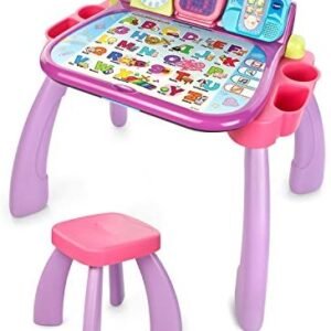 VTech Touch and Learn Activity Desk, Purple