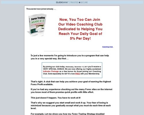 Forex profit strategy!
