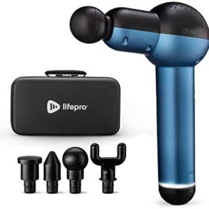 Massage Gun Deep Tissue Massager – DynaSphere Percussion Muscle Massager Gun for Pain Relief & Percussive Therapy for Athletes – Pro Muscle Massage Gun with 13mm Amplitude, 66Lbs Stall Force (Blue)