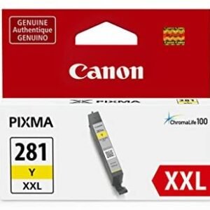 Canon CLI-281 XXL Yellow Ink Tank Compatible to TR8520, TR7520, TS9120 Series,TS8120 Series, TS6120 Series, TS9521C, TS9520, TS8220 Series, TS6220 Series