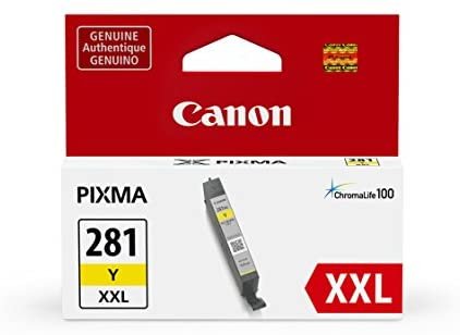 Canon CLI-281 XXL Yellow Ink Tank Compatible to TR8520, TR7520, TS9120 Series,TS8120 Series, TS6120 Series, TS9521C, TS9520, TS8220 Series, TS6220 Series