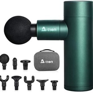 Mini Massage Gun, Pocket-Sized Fascial Gun Deep Tissue Percussion Muscle Massager for Pain Relief, Ultra Small & Quiet Muscle Massage Gun with Carry Case for On The Go Usage