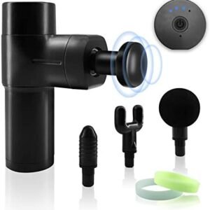 Mini Portable Massage Gun,Upgraded Muscle Massager,Home Fitness Percussion Muscle Mute Massage Gun,Professional Muscle Massage Gun, Quickly tap The Ultra-Quiet brushless Motor