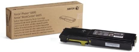 Xerox Phaser 6600/ WorkCentre 6605 Yellow High Capacity Toner Cartridge (6,000 Pages) – 106R02227