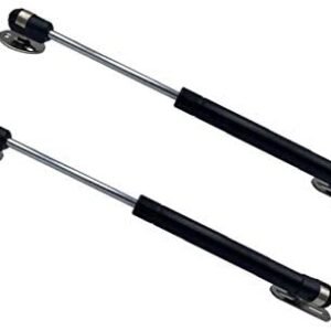 LAJIAOZ 2Pcs 10.6 Inch 100N/22.5LB Black Gas Struts Gas Spring/Shocks/Prop,Lift Supports, Lid Support for Canopy Bench/Cabinet/Tool Box/Truck RV Bed Platform/RV Bed Platform/Floor Hatch/Outdoor