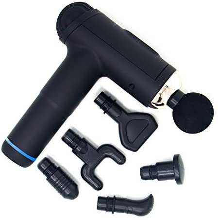 Deesse Massage Gun Deep Tissue Percussion Muscle Massager，Purewave Trigger Point Massager Hand-Held Massager Electric, Fascia Gun for Muscle Pain and Stiffness，20 Gears, 6 Accessories，Business Gift…