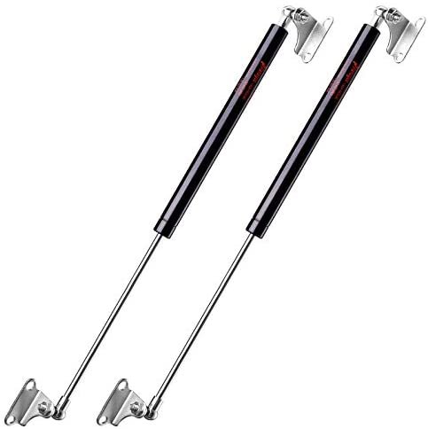 23 inch Gas Spring Struts Shocks, 100Lb/445N Per Lift Support with L-Type Mounts for Heavy Duty Toolbox TV Cabinets RV Bed Cover Floor Hatch Door Lids by Pamagoo