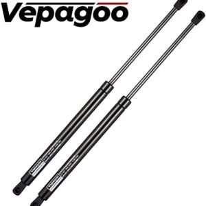 C1608055 19.7 inch 120Lbs Shock Struts for are Leer Truck Bed Tonneau Cover RV Bed Lift Camper Shell, Shed Window Floor Hatch Door, and Other DIY Applications, Set of 2 Vepagoo.