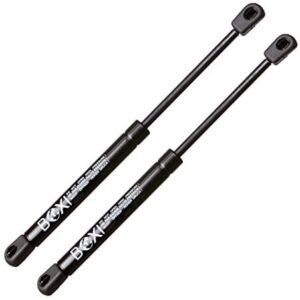 BOXI 2 Pcs Gas Charged Universal Lift Supports Struts Shocks Springs Dampers Extended Length 17.13 inches, Compressed Length 10.43 inches, 34 lbs Force, 10mm Ball Sockets 6906
