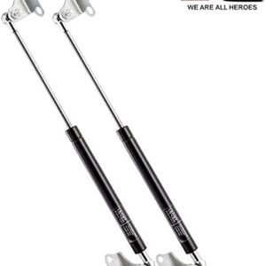 15Inch 67Lb/300N Gas Spring Struts Lift Supports for RV Bed Tool Box Cabinet Floor Hatch Trash Bin Outdoor Bench 2Pcs by IAQWE