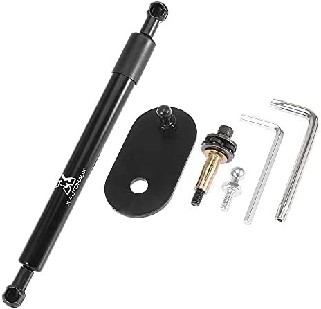 X AUTOHAUX Car Tailgate Lift Support Rear Gate Gas Struts Spring Black Set for Dodge for Ram 1500 2500 3500 2009-2018
