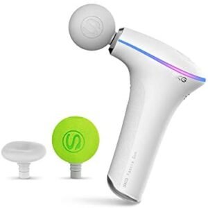 Massage Gun, Handheld Deep Tissue Percussion Muscle Massager for Pain Relief, Body Massage Gun with Heat, Neck Back Body Relaxation Electric Sport Massager, SPM Motor Technology, SKG F5