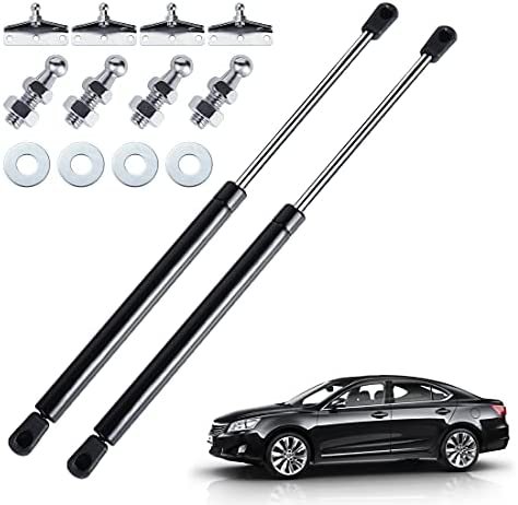 CARACC 16 inch 280N/61 lb Gas Struts,Gas Spring,Gas Props Struts, Lid Support,Lift Support,Lid Stay,Gas Props/Shocks for Car RV Windows Cabinet Doors(2 sets)