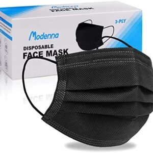 Modenna Disposable Face Mask Black 50Pcs