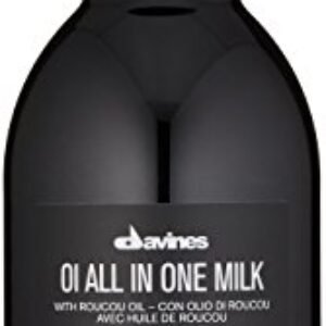Davines OI All in One Milk | Hair Milk Spray | Powerful Hair Detangler + Heat Protection | Smoothes Frizzy Hair | 4.56 Fl Oz