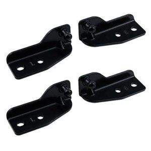 MY MIRONEY Gas Spring Mounting Brackets Black Gas Shock Lift Support 0.4″ Ball Stud Strut Prop,2-Pack Left & 2-Pack Right