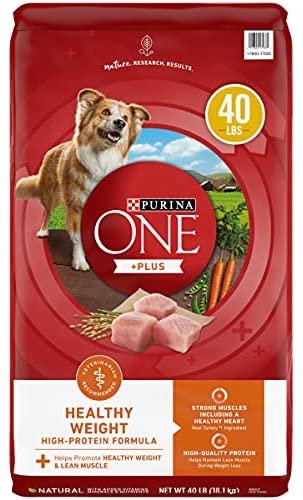 Purina ONE SmartBlend Natural Healthy Weight Formula Adult Dry Dog Food & Wet Dog Food