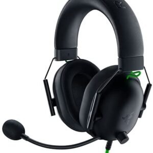 Razer BlackShark V2 X Gaming Headset: 7.1 Surround Sound – 50mm Drivers – Memory Foam Cushion – for PC, PS4, PS5, Switch, Xbox One, Xbox Series X|S, Mobile – 3.5mm Audio Jack – Black