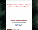 Dr. Joe Vitale’s Inner Child Meditation