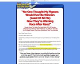 How To Race Pigeons – True Racing Secrets Revealed!