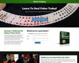 Online Poker Dealer School