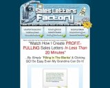 Can’t Write?! Watch This Video NOW To See Sales Letters Factory In Action!