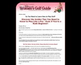 Ultimate Women’s Golf Guide